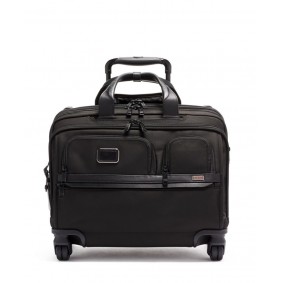 TUMI™ Official Deluxe 4 Wheeled Laptop Case Brief 01171581041 Black