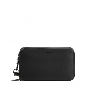 TUMI™ Official Triple Zip Clutch 0130422T060 Black  Smooth